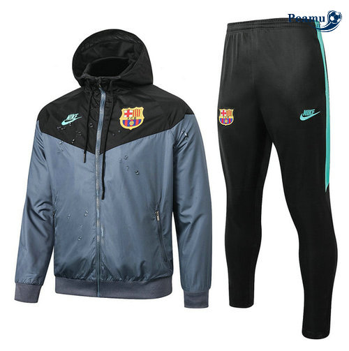 Veste Survetement A Vento Barcelone Gris/Noir 2019-2020