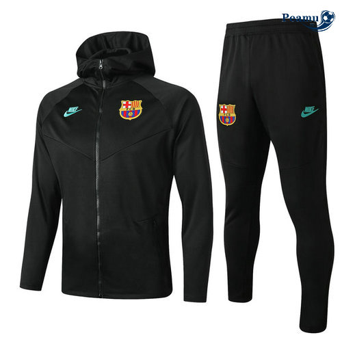 Survetement - Sweat à capuche Barcelone Noir 2019-2020