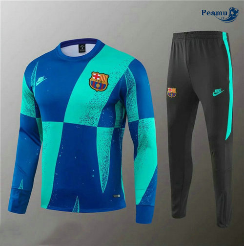 Survetement Barcelone Bleu clair/Noir 2019-2020