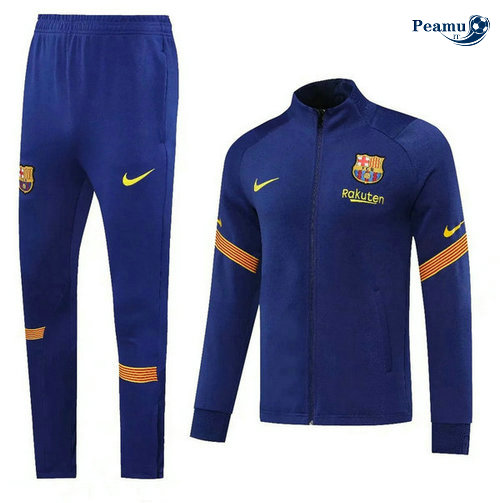 Veste Survetement Barcelone Bleu navy 2020-2021