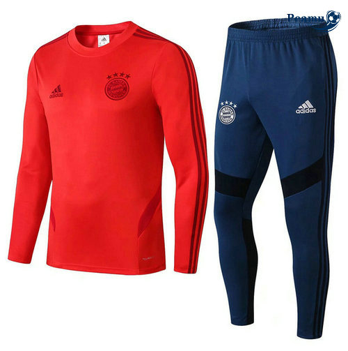 Survetement Bayern Munich Rouge Bleu clair 2019-2020