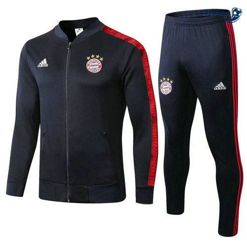Veste Survetement Bayern Munich Bleu navy 2019-2020