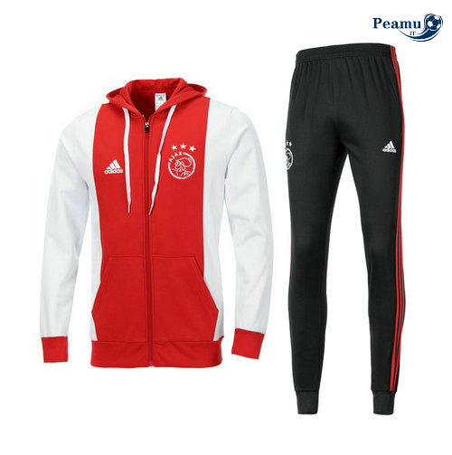 Survetement - Sweat à capuche Bayern Munich Rouge/Bianco 2019-2020