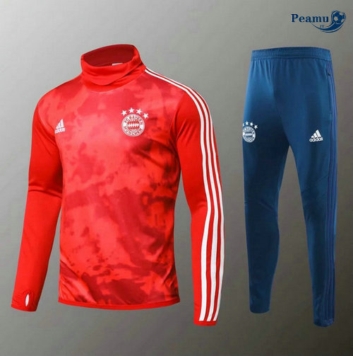 Survetement Bayern Munich s Rouge/Bleu clair 2019-2020
