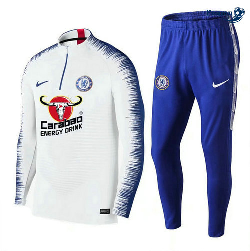 Survetement Chelsea Bianco Bleu clair 2019-2020 M121