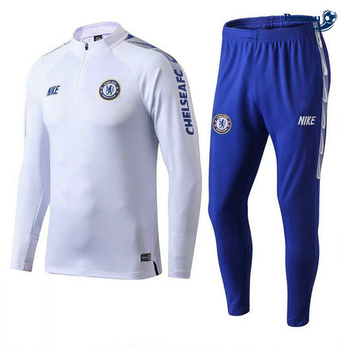 Survetement Chelsea Bianco Bleu clair 2019-2020