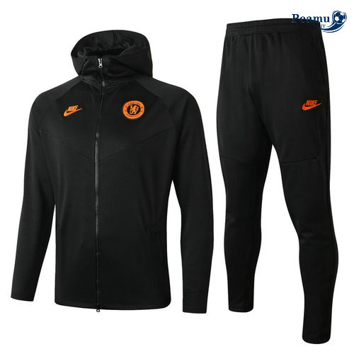 Survetement - Sweat à capuche Chelsea Noir 2019-2020