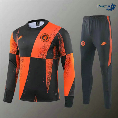 Survetement Chelsea Noir Arancione Jaune 2019-2020