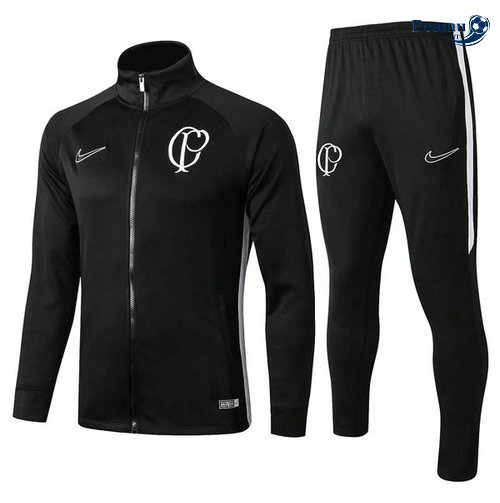 Veste Survetement Corinthians Noir 2019-2020