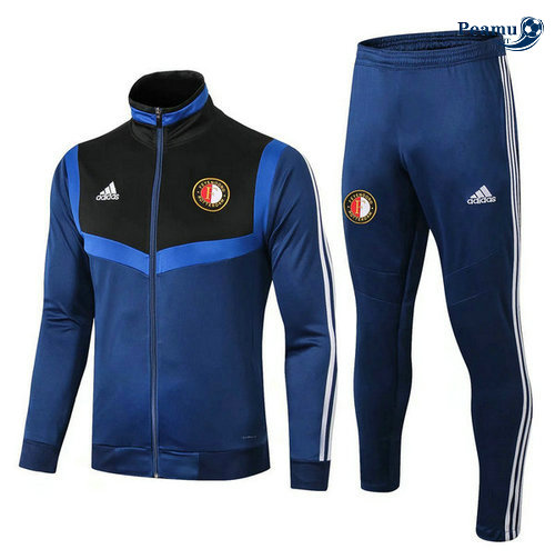 Veste Survetement Feyenoord Bleu navy 2019-2020 Collo Alto