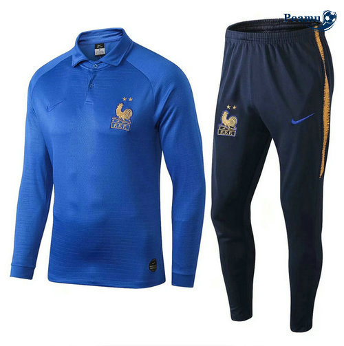 Survetement France 100 ans Bleu clair 2019-2020