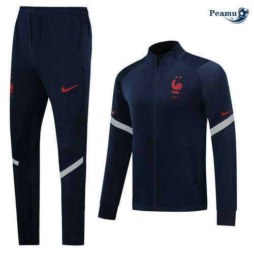 Veste Survetement France Bleu navy 2020-2021