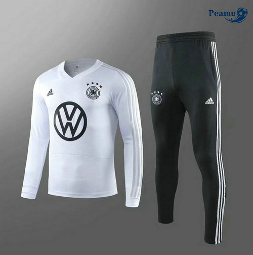 Survetement Allemagne Bianco Noir 2019-2020