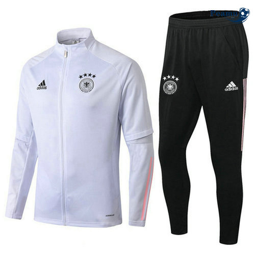 Veste Survetement Allemagne Bianco 2019-2020