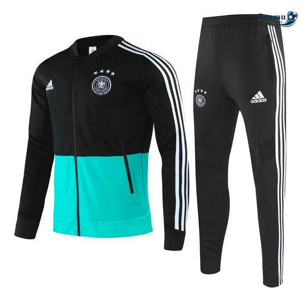 Veste Survetement Allemagne Noir/Verde 2020-2021