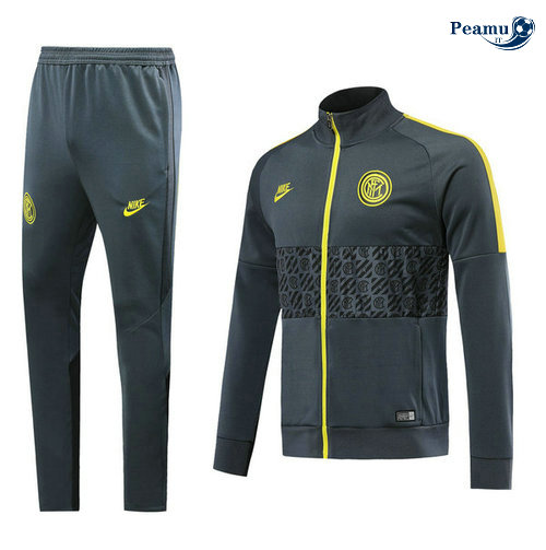 Veste Survetement Inter Milan Gris foncé 2019-2020 M124