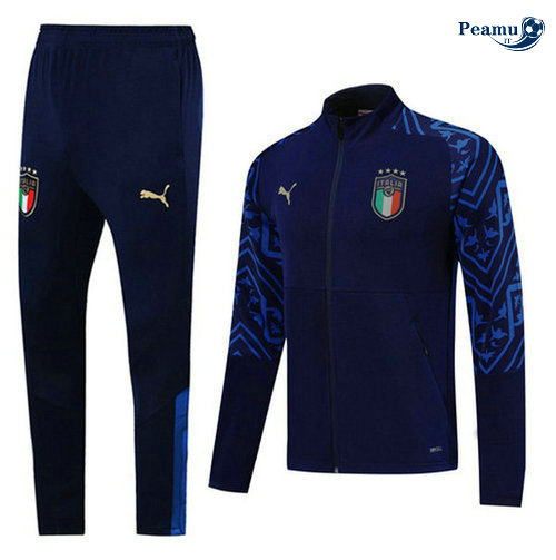 Veste Survetement Italie Bleu navy 2019-2020