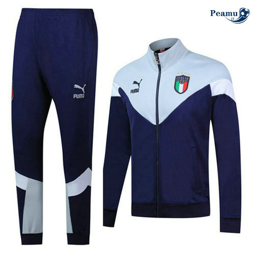Veste Survetement Italie Bleu navy/Bianco 2019-2020