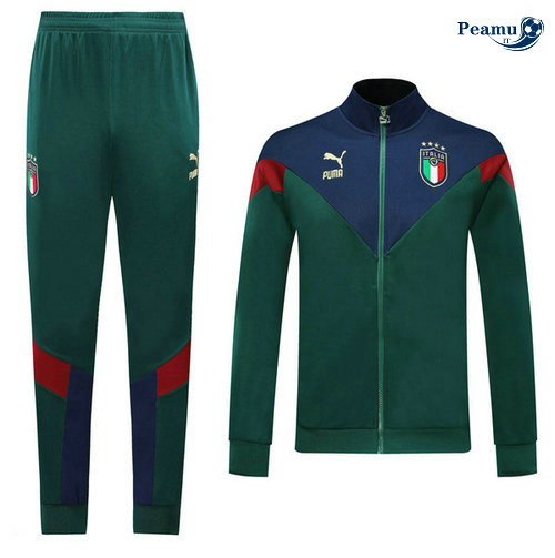 Veste Survetement Italie Verde 2019-2020