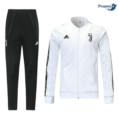 Veste Survetement Juventus Bianco/Noir 2019-2020 M095