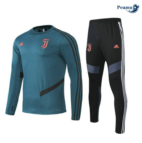Survetement Juventus Verde scuro 2020-2021 Collo rotondo