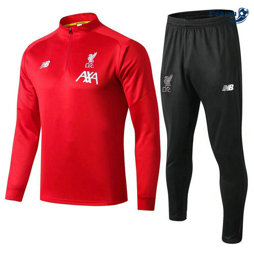 Survetement Liverpool Rouge Noir 2019-2020