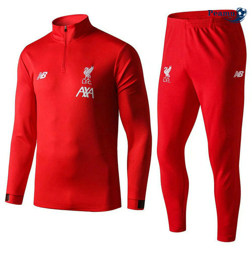 Survetement Liverpool Rouge 2019-2020 Collo Alto