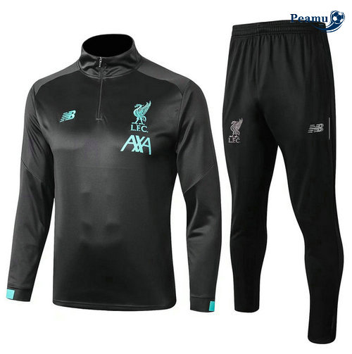 Survetement Liverpool Noir 2019-2020 Collo Alto M097