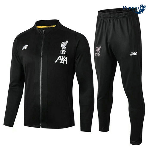 Veste Survetement Liverpool L.F.C Noir/Bianco 2019-2020