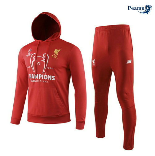 Survetement - Sweat à capuche Liverpool Rouge 2019-2020
