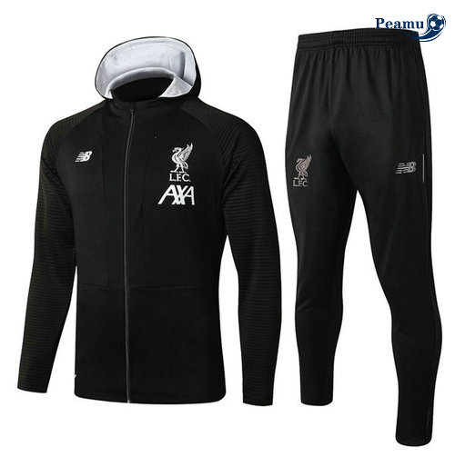 Survetement - Sweat à capuche Liverpool Noir 2019-2020