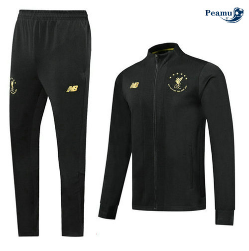 Veste Survetement Liverpool 6 Times Ed Signature Noir 2019-2020