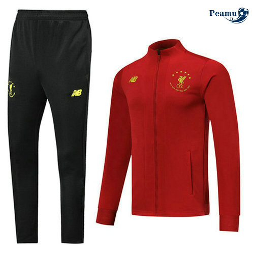 Veste Survetement Liverpool 6 Times Ed Signature Rouge/Noir 2019-2020