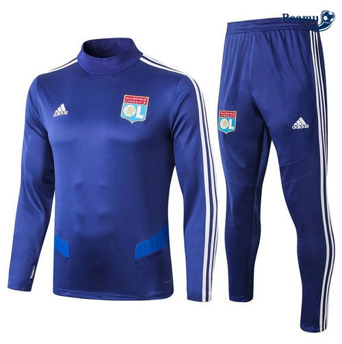 Survetement Lyon Bleu clair 2019-2020 Collo Alto