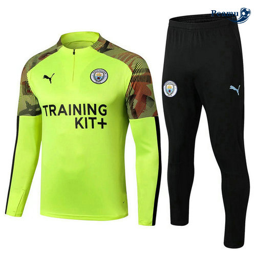 Survetement Manchester City Jaune Noir 2019-2020