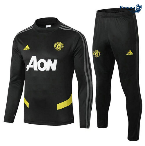 Survetement Manchester United Noir/Jaune 2019-2020