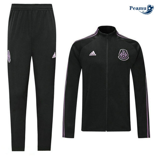 Veste Survetement Mexique Noir/Porpora 2019-2020