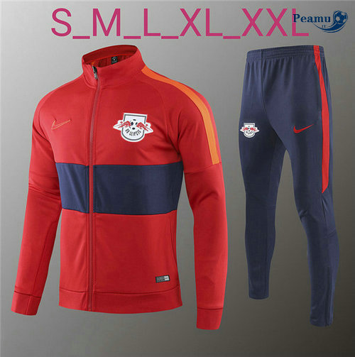 Veste Survetement RB Leipzig Rouge/Bleu navy 2019-2020