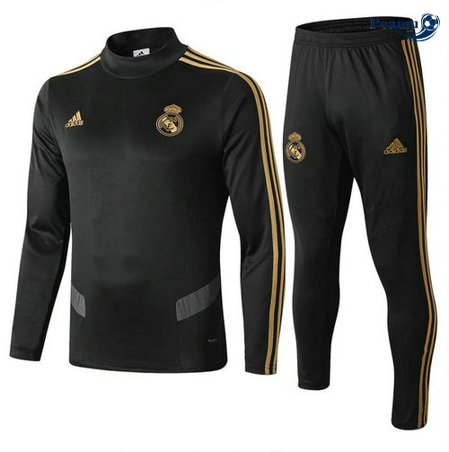 Survetement Real Madrid Noir 2019-2020 Collo Alto M113