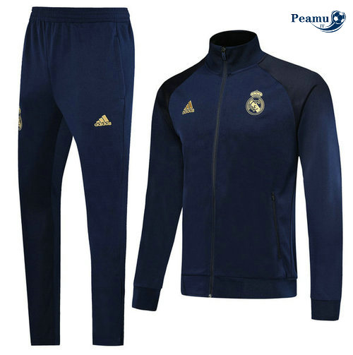 Veste Survetement Real Madrid Bleu navy 2019-2020 M102