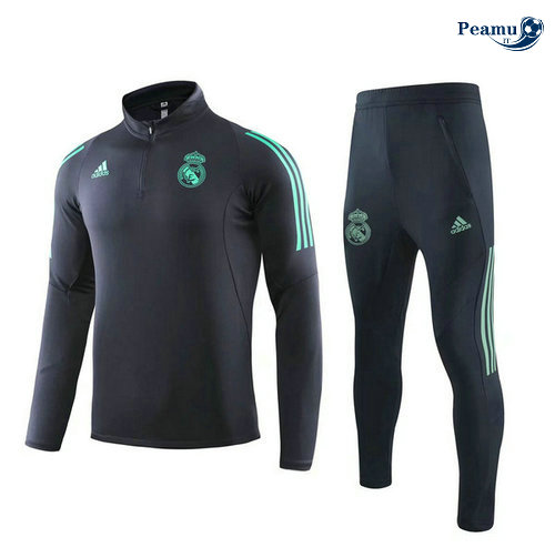 Survetement Real Madrid Noir 2019-2020 Collo Alto