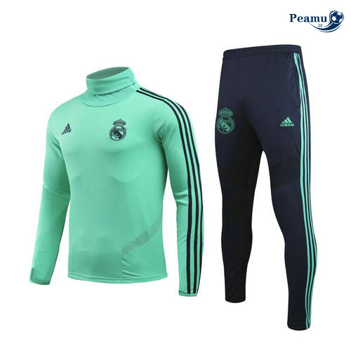 Survetement Real Madrid Champions League Verde Collo Alto 2019-2020