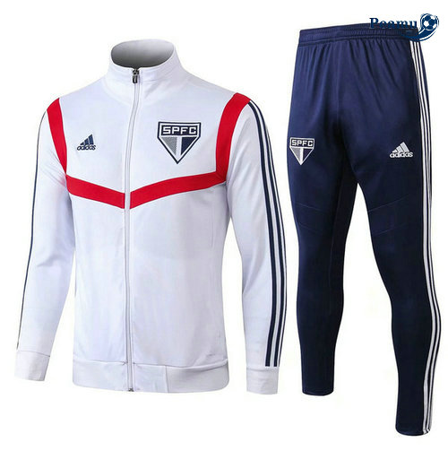 Veste Survetement Sao Panlo Bianco 2019-2020