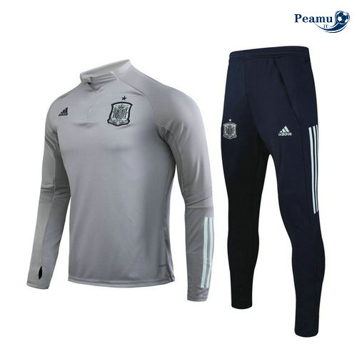Survetement Espagne Gris Clair 2020-2021