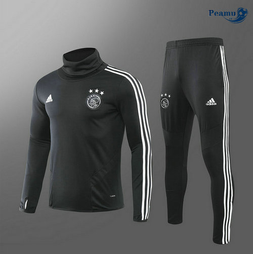 Survetement Ajax Enfant Noir Collo Alto 2019-2020