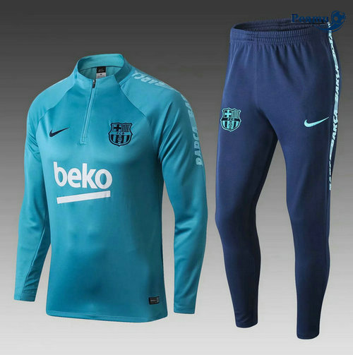Survetement Barcelone Enfant Bleu clair 2019-2020