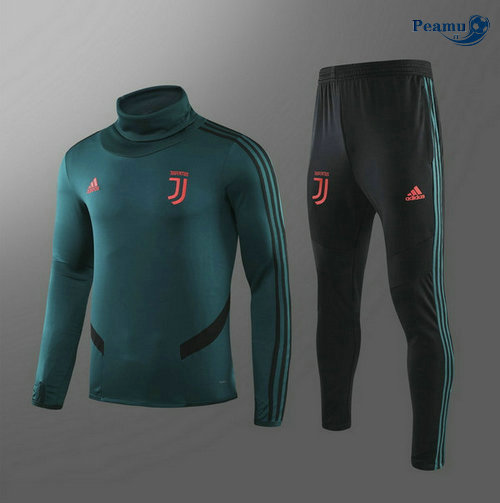 Survetement Juventus Enfant Verde Noirâtre Collo Alto 2019-2020