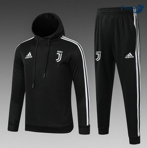 Survetement - Sweat à capuche Juventus Enfant Noir 2019-2020