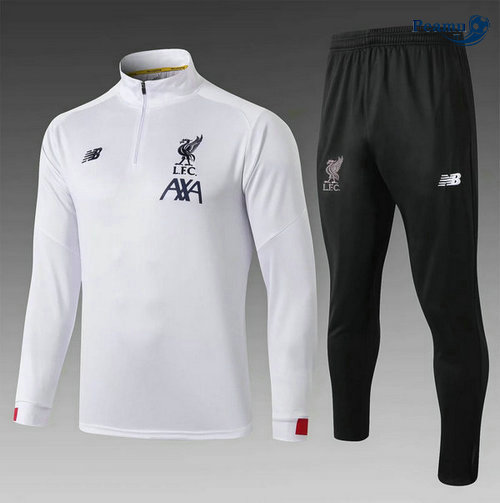 Survetement Liverpool Enfant Bianco/Noir 2019-2020