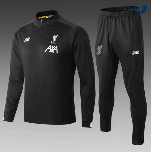 Survetement Liverpool Enfant Noir 2019-2020